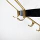 Porte-manteau d'angle milieu du siècle en métal, années 1960
