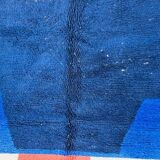 Handmade wool Berber carpet size 150 x 250 cm