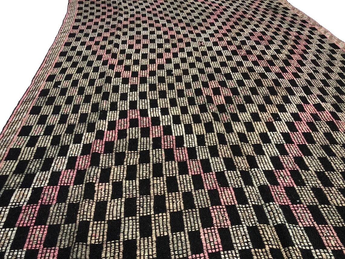 Antique Oushak Turkish Wool Kilim