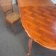 Louis XV extendable table + 6 chairs