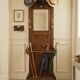 Antique coat rack in solid oak