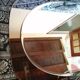 Mirror with its Italian smoked glass sconces Fontana Arte Isa 1970