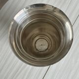 Antique shiny metal vase