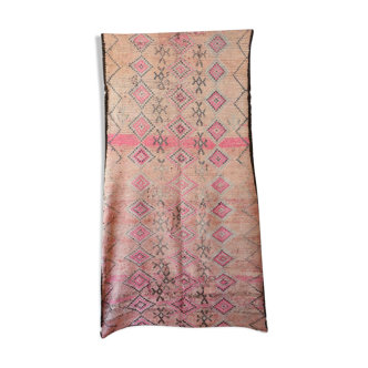 Tapis Marocain Ancien Rose 170 x 300 cm