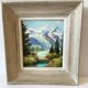 Oil Painting on Panel Vintage Signed CLAUDE SARGUE Landscape 2