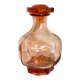 Art Deco Rosaline Glass Carafe with Octagonal Pink Glass Carafe Stopper