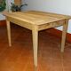 Table de ferme en bois naturel