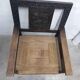 Pair of carved solid wood armchair and vintage rope 1950