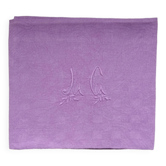 Lilac tea towel or tablecloth