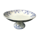 Cup on pedestal Luneville K-G décor China vintage earthenware