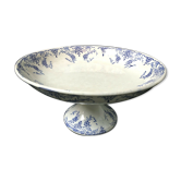 Cup on pedestal Luneville K-G décor China vintage earthenware