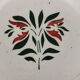 Antique ceramic plate made in France, early 20th century.