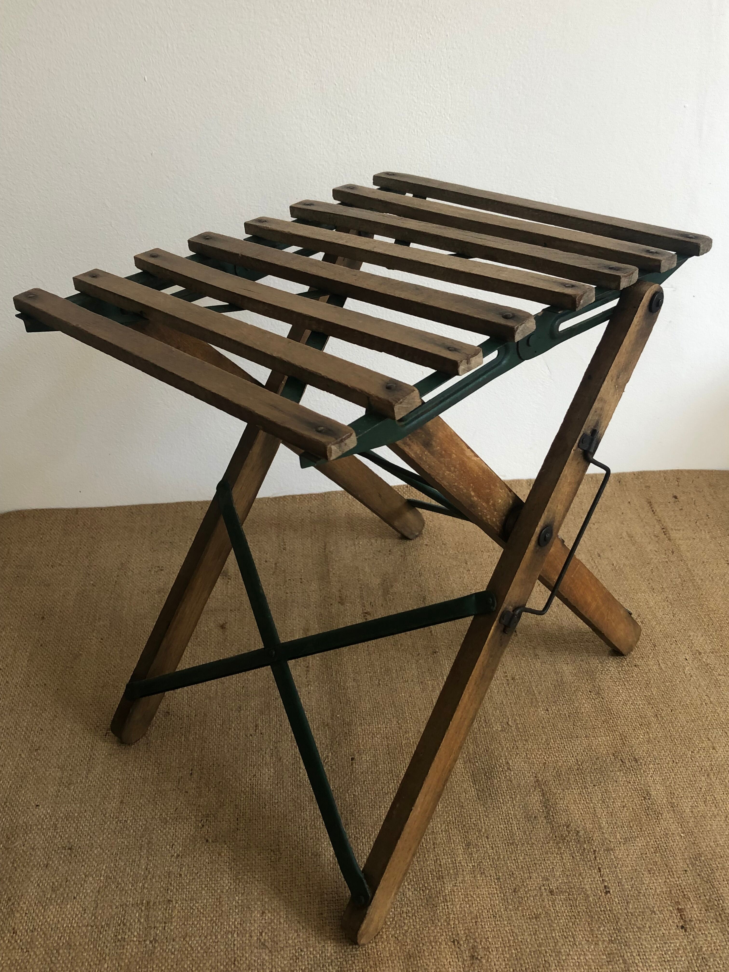 Folding stool of fisherman or painter