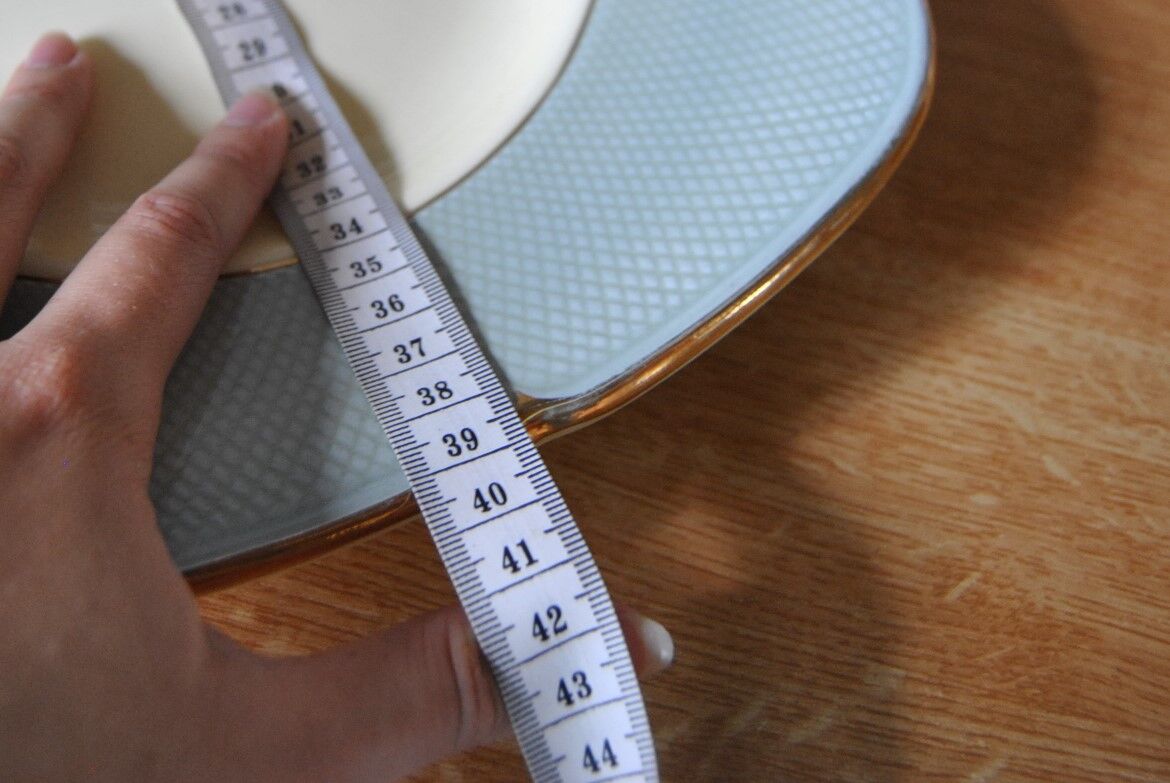 Faience dish from Salins - Orgeval model