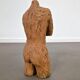 Vintage terracotta sculpture | Female torso