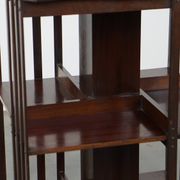 Antique English Wooden Book Carousel on Wheels – Late 19th Century