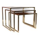 Three interlocking, stackable tables, Renato Zevi