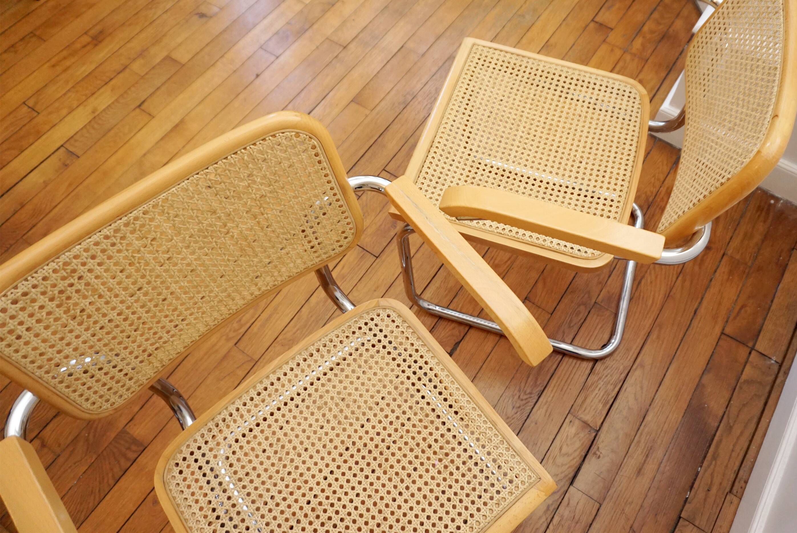 Pair of armchairs B64 Marcel Breuer
