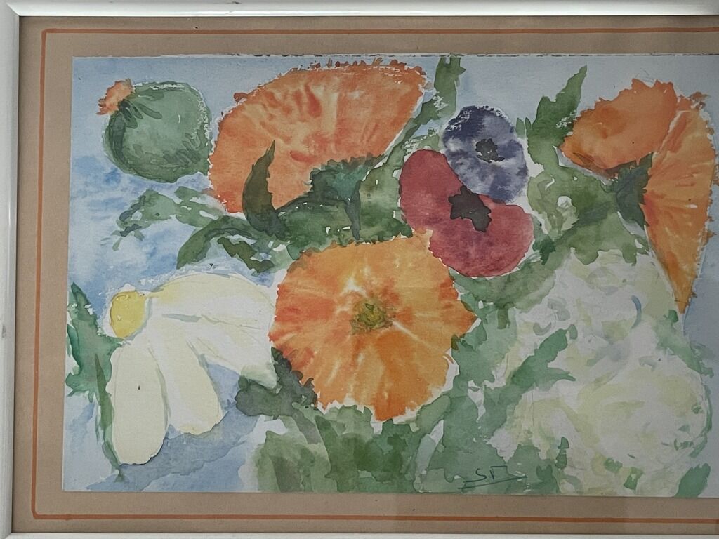 Floral decoration painting