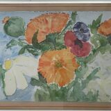 Floral decoration painting