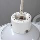 Space Age VeLuce Murano hanging disc lamp 1960s, set of 4