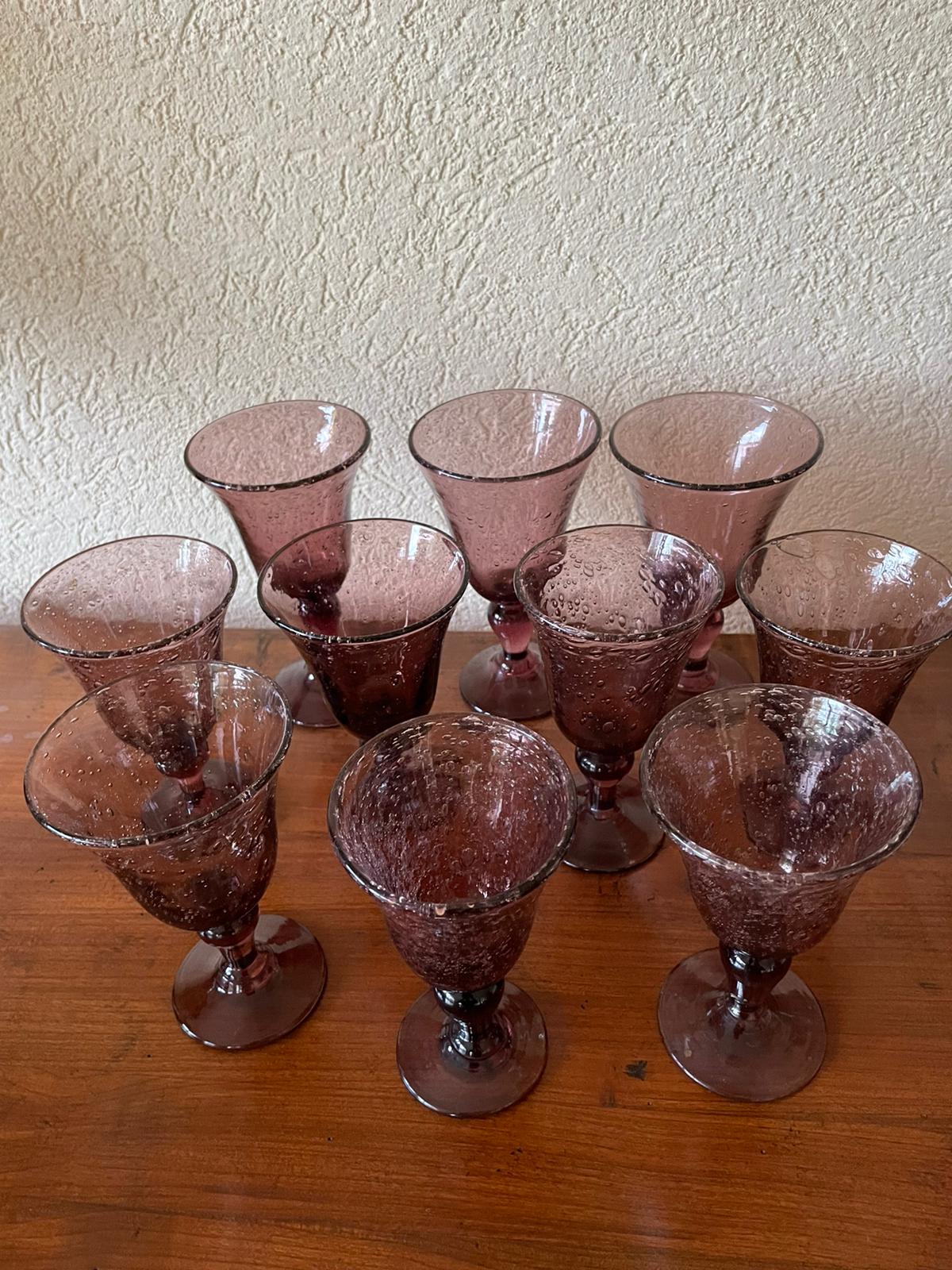 Biot red wine glasses