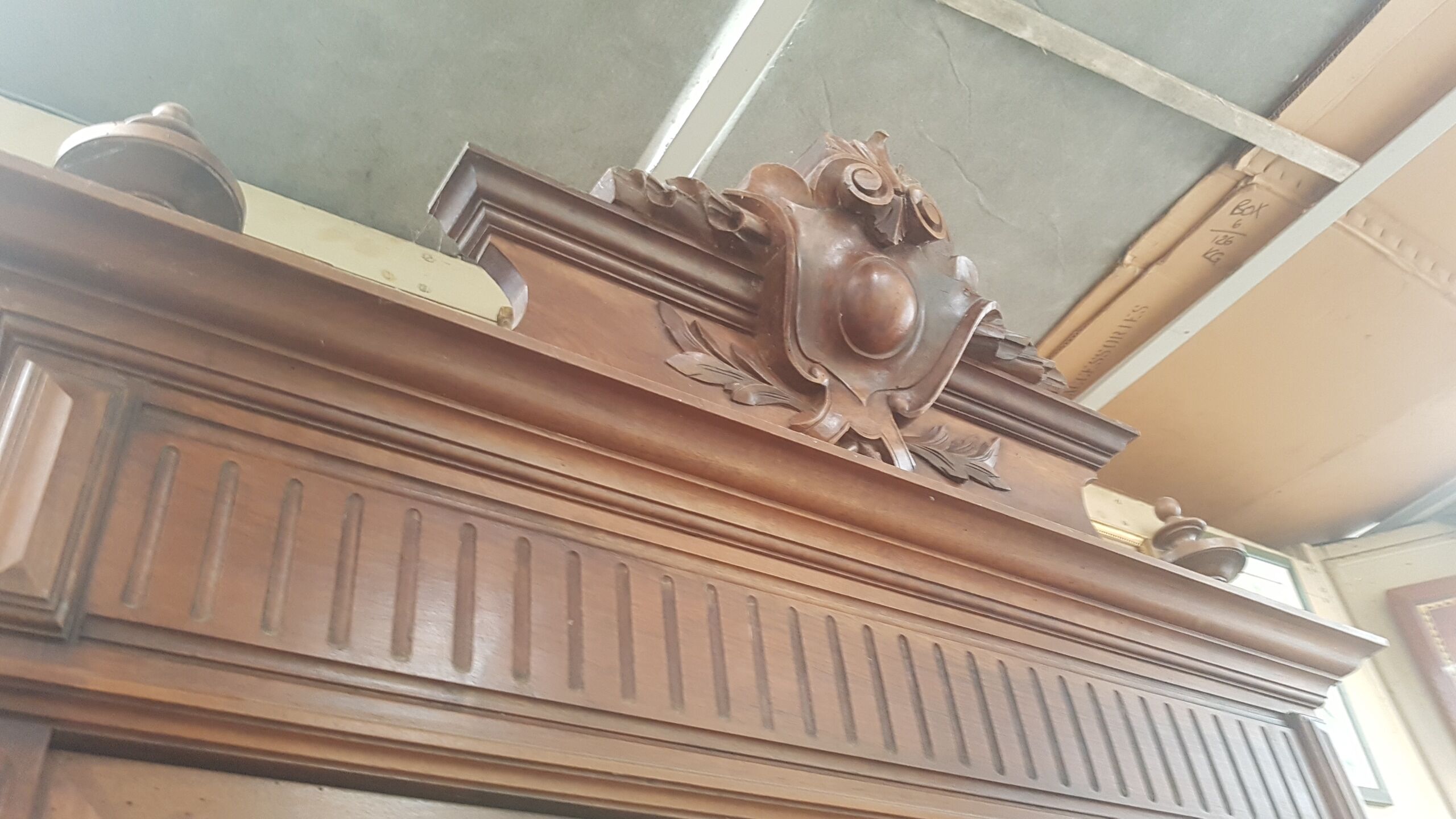 1930s walnut cabinet