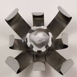 Chrome flower wall light