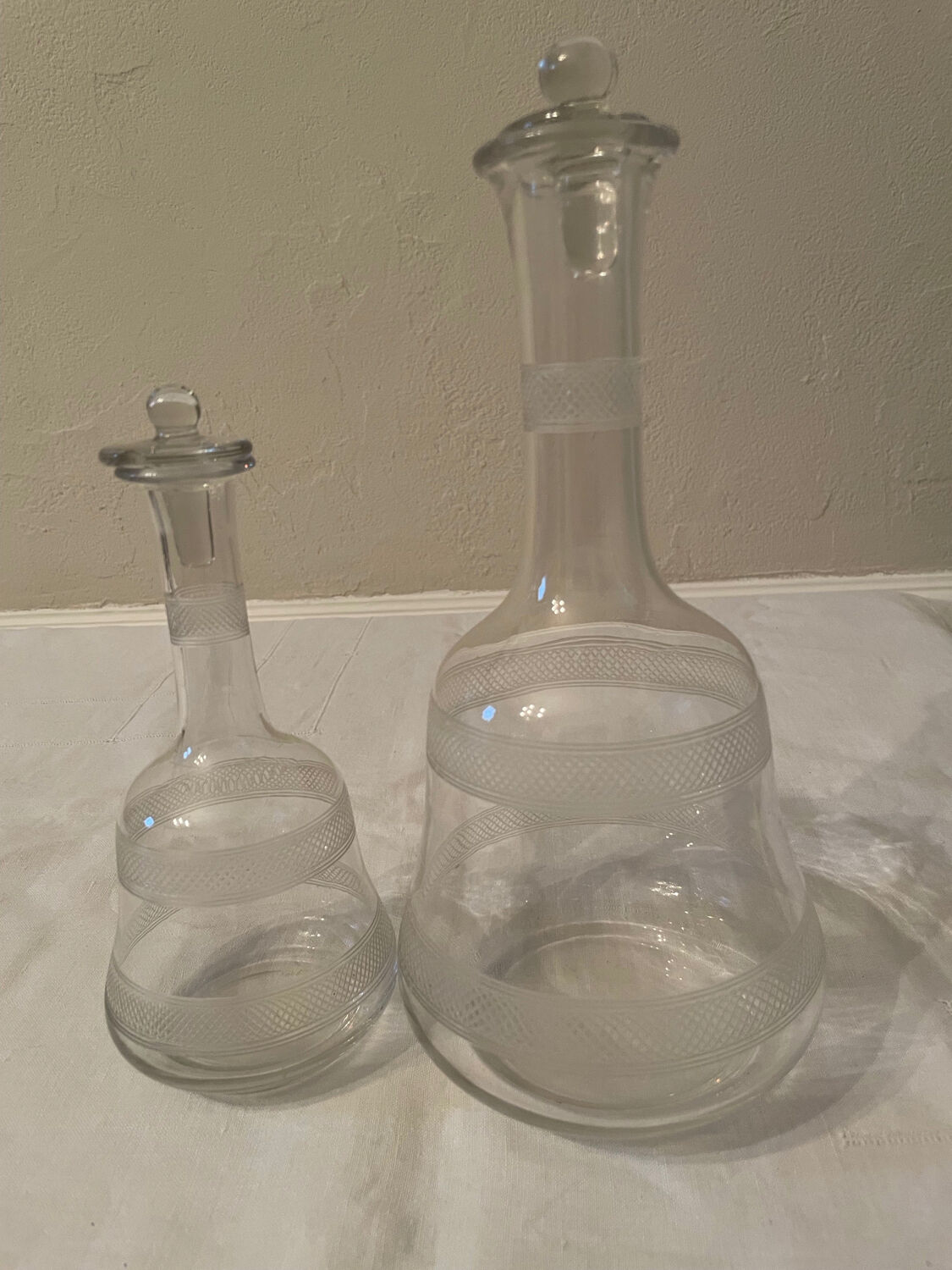 Carafes cristal