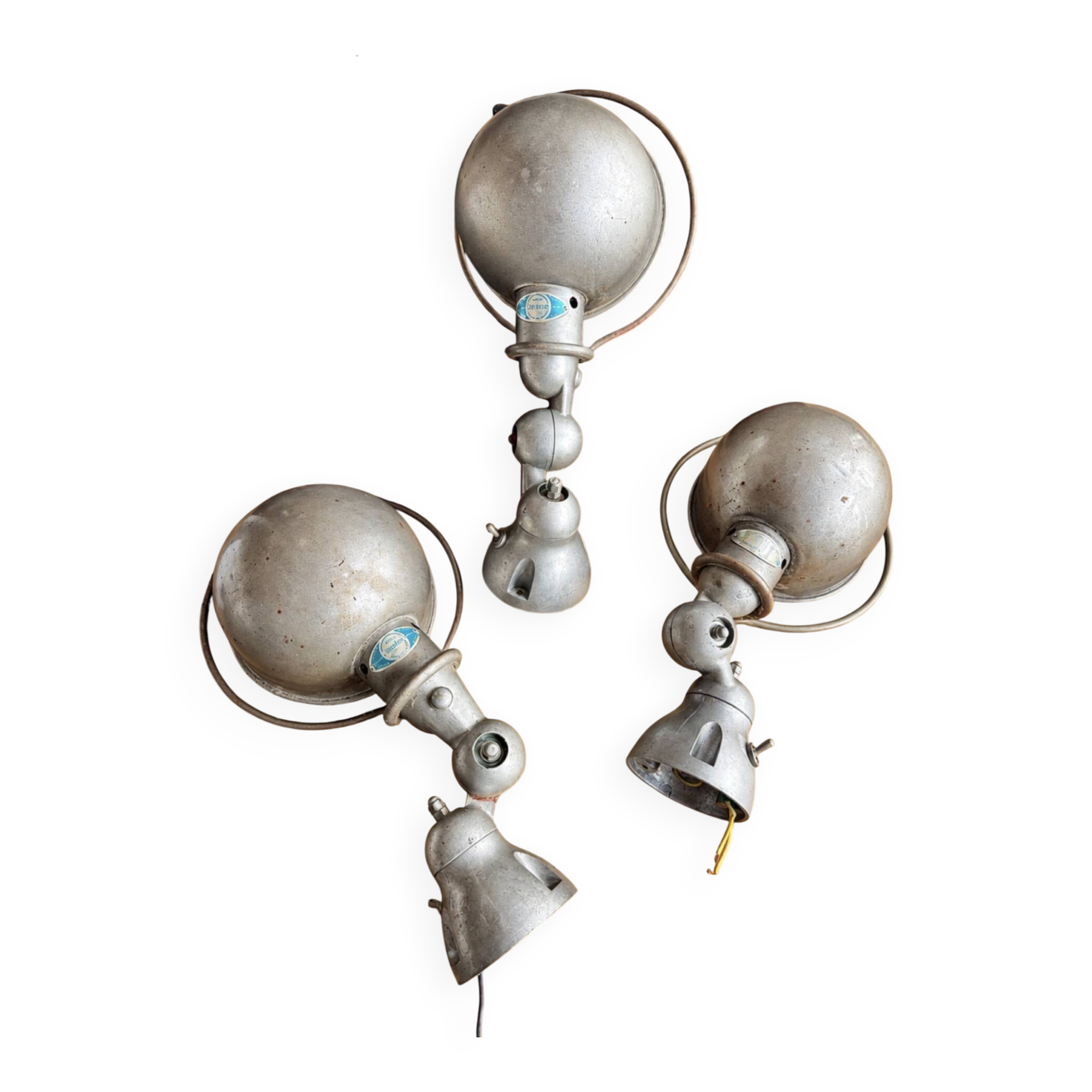 Jielde wall lamps from the 1960s