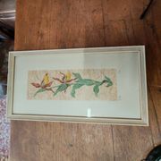 Set of two vintage flower illustrations