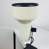 White metal clamp spotlight, vintage