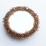 Illuminated jewel crystal mirror by palme & walter