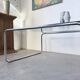 Table basse moderniste Bauhaus en acier tubulaire