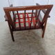 Scandinavian vintage leather armchair