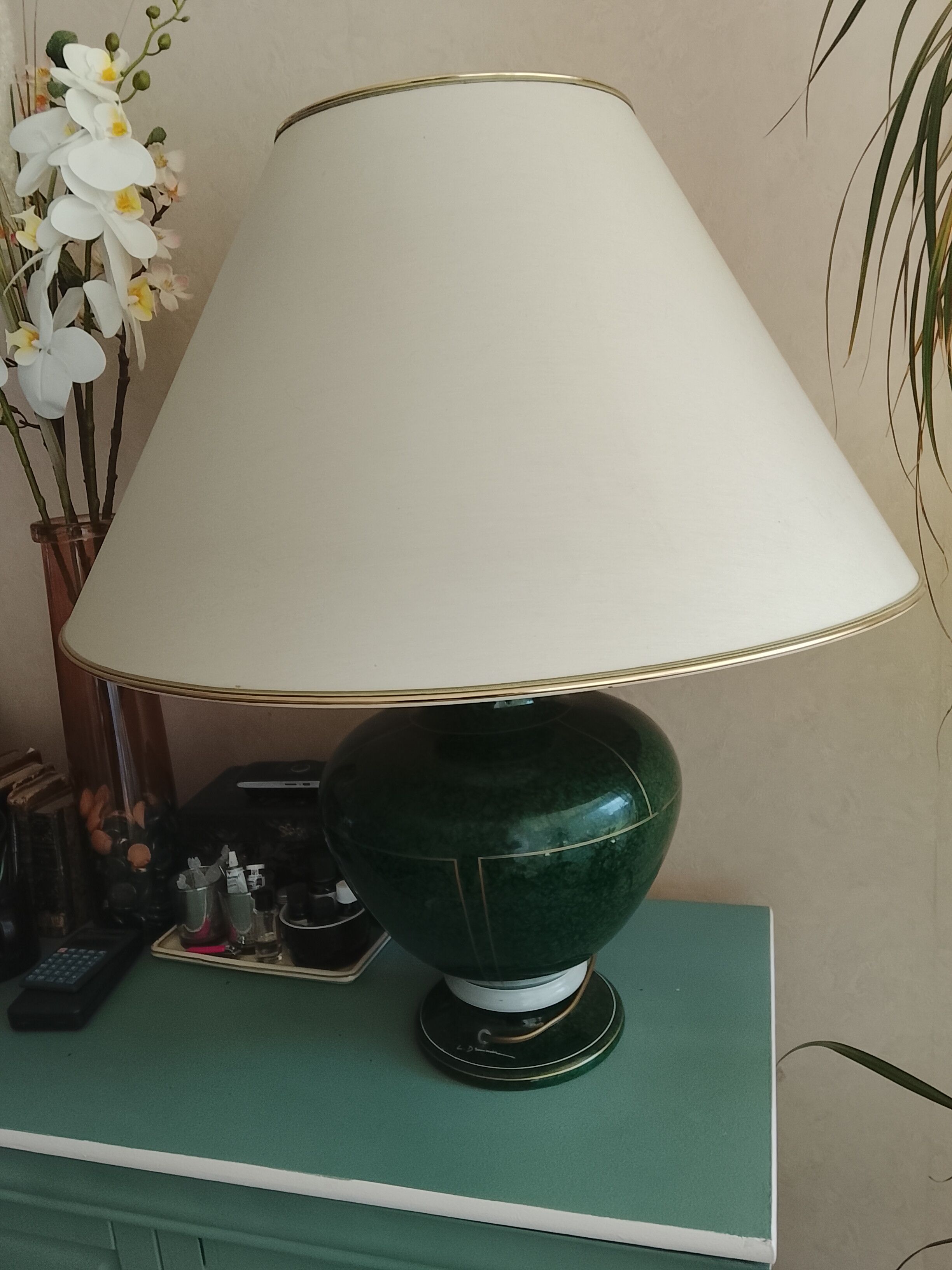 Signed table lamp