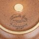 Set 12 plates and 1 dish sandstone of Burgundy Sarreguemines