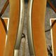 Lot de 6 chaises pliantes en velours et métal doré
