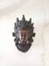 1980s Hand-Carved Wood Buddha Wall Mask