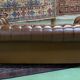 Chesterfield 3-seater cognac leather sofa from the 1980s