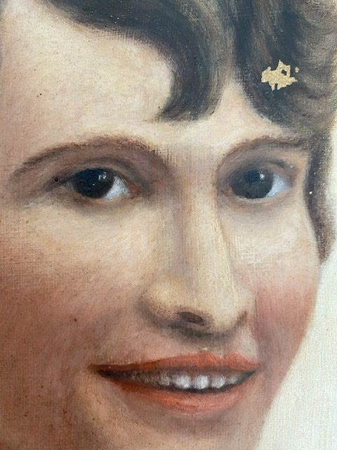 Portrait of a woman, signed Debiesse dated 1928