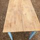 Ancienne table de bistrot ancienne en bois