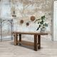 Solid wood carpenter's workbench