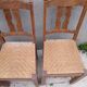 4 oak chairs