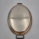 Antique silver metal tray