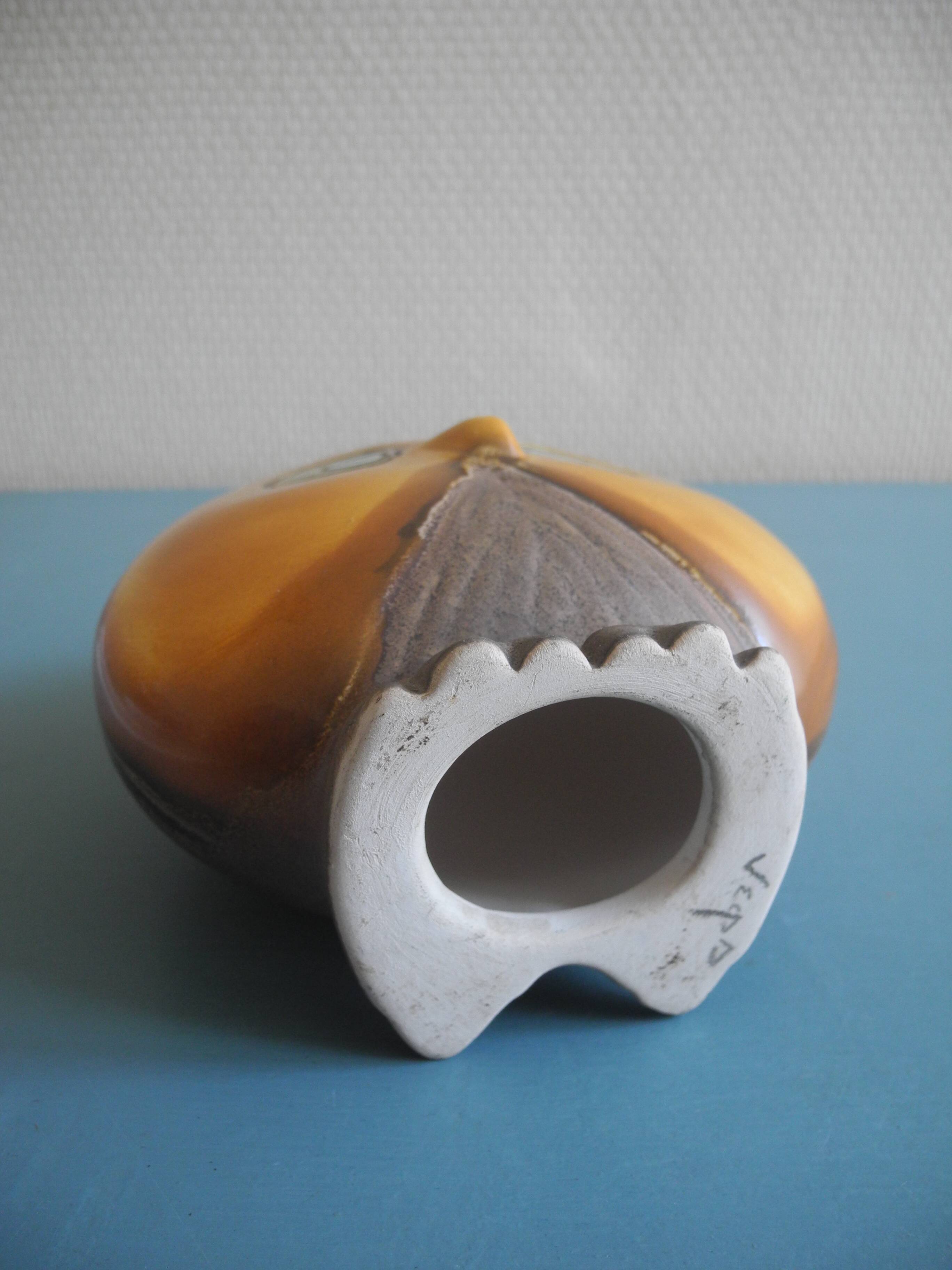 vintage ceramic owl pottery by Eduardo Vega