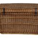 French wicker trunk