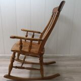 Mid - Century wooden rocking chair