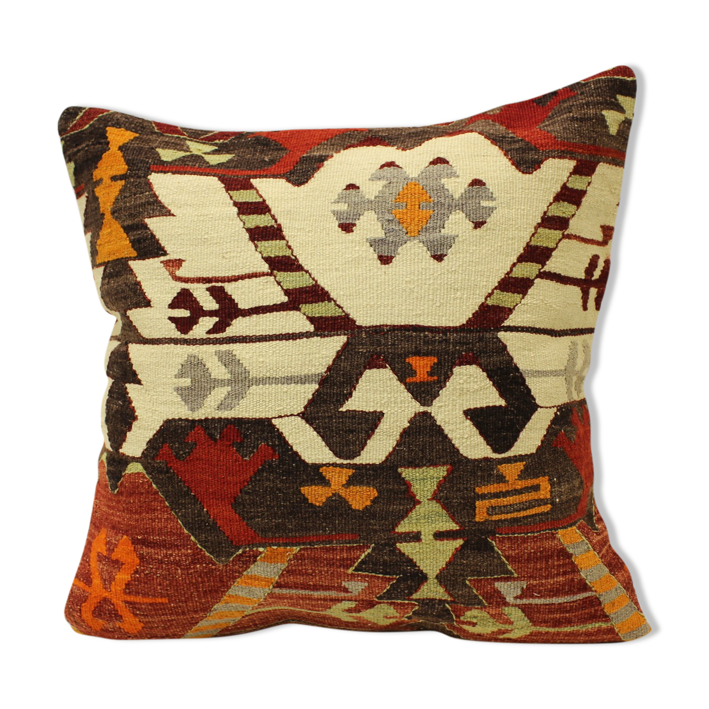 Housse de coussin kilim 50x50
