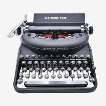 Machine à écrire Remington Noiseless 7 noire 1947